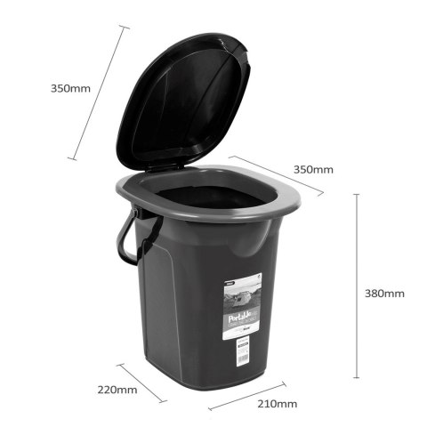 GREENBLUE TOALETA TURYSTYCZNA, ZIELONO-SZARA GB320GG