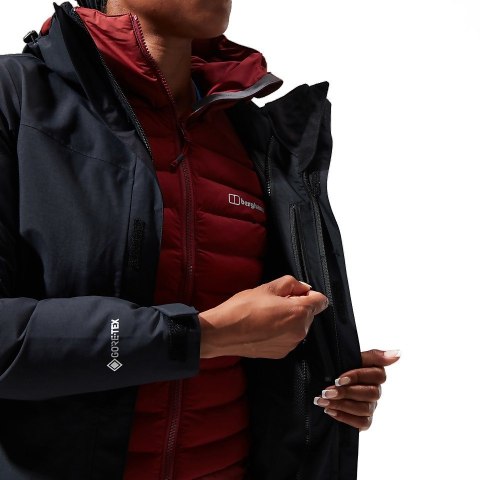 Kurtka damska z membraną Berghaus Hillwalker InterActive Shell rozmiar M, czarna
