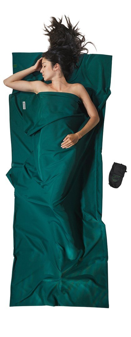 Wkładka do śpiwora Cocoon TravelSheet Microfiber, moss green