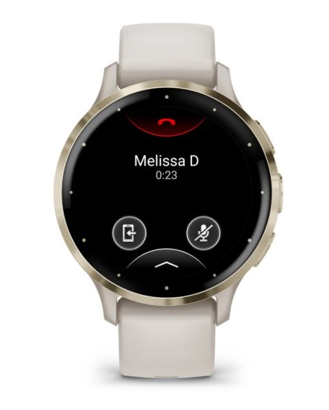 Zegarek Garmin Venu 3S, 41mm AMOLED Ivory