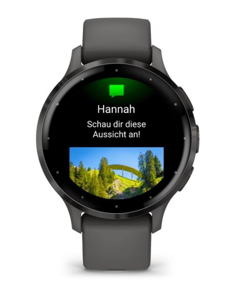 Zegarek Garmin Venu 3S, 41mm AMOLED Pebble Grey