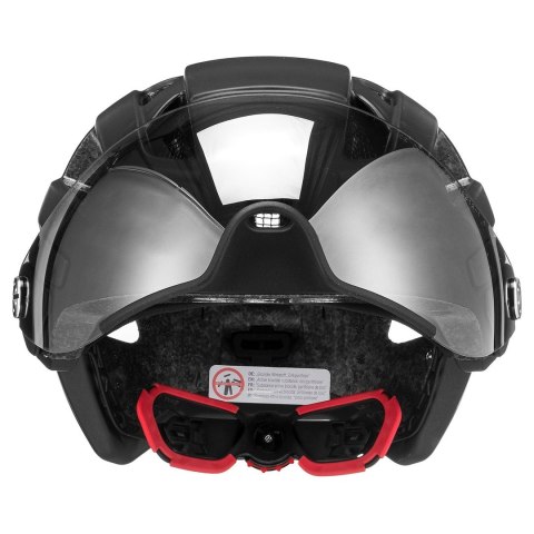 Kask rowerowy UVEX Finale visor 56-61cm, black matt