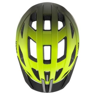 Kask rowerowy UVEX I-vo 2 60-64cm, neon yellow/black matt