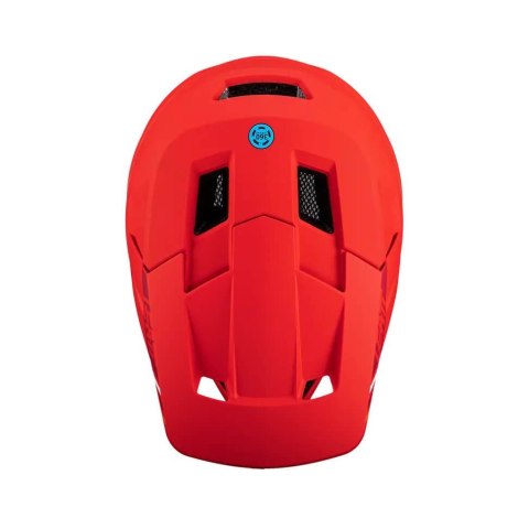 Kask rowerowy typu full face LEATT Helmet MTB Gravity 1.0 V24 rozmiar M, czerwony