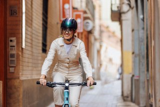 Kask Rowerowy HJC CALIDO PLUS Biało-Szary PEARL WHITE GREY r.L