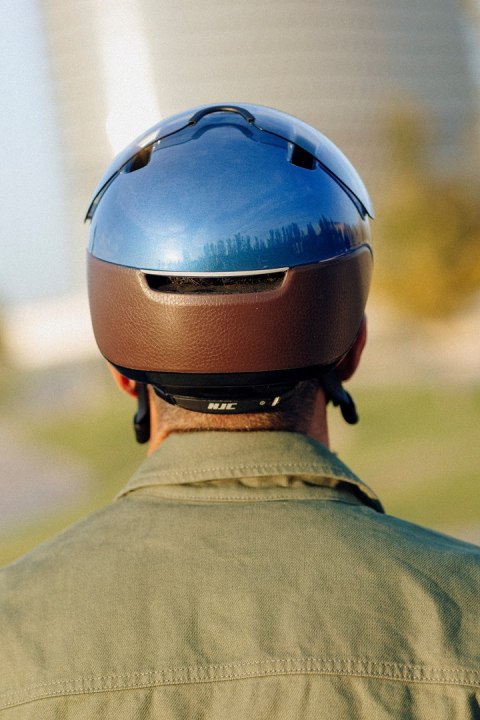 Kask Rowerowy HJC CALIDO PLUS Biało-Szary PEARL WHITE GREY r.S