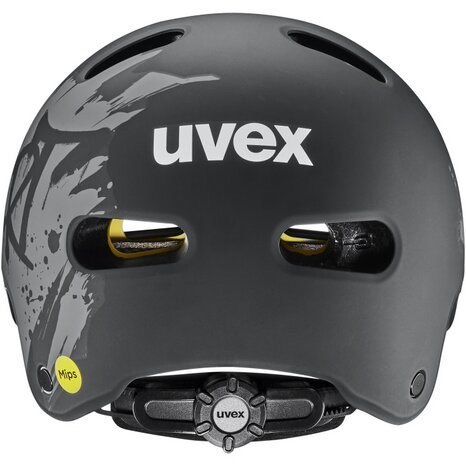 Kask rowerowy dziecięcy UVEX Kid 4 Style MIPS, dirt black matt