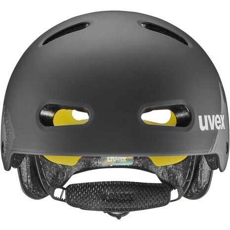 Kask rowerowy dziecięcy UVEX Kid 4 Style MIPS, dirt black matt