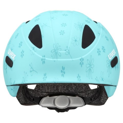 Kask rowerowy dziecięcy uvex oyo style flowers cyan matt 50-54