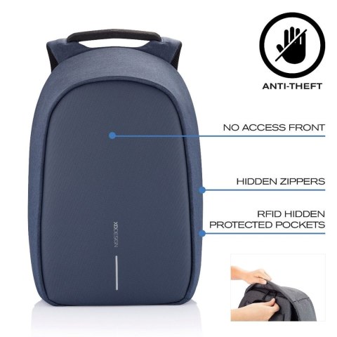 Plecak antykradzieżowy XD Design Bobby Hero Small 11 l Granatowy