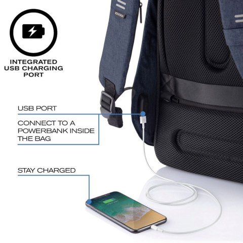 Plecak antykradzieżowy XD Design Bobby Hero Small 11 l Granatowy