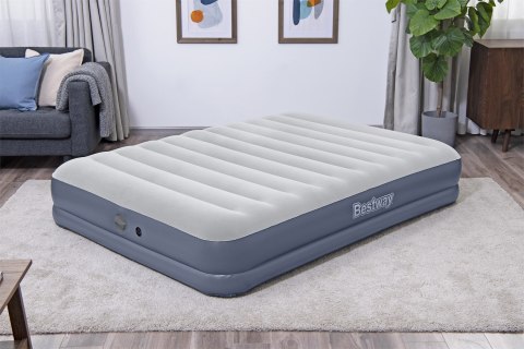 Materac Dmuchany Queen 2-Osobowy Bestway 6716T 152x203 Pompka Akumulatorowa USB
