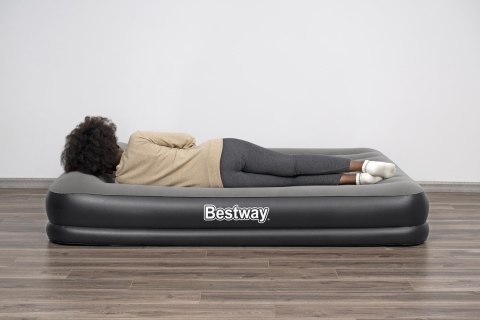 Materac Dmuchany Queen 2-Osobowy Bestway 671BU 152x203 Pompka USB Poduszka