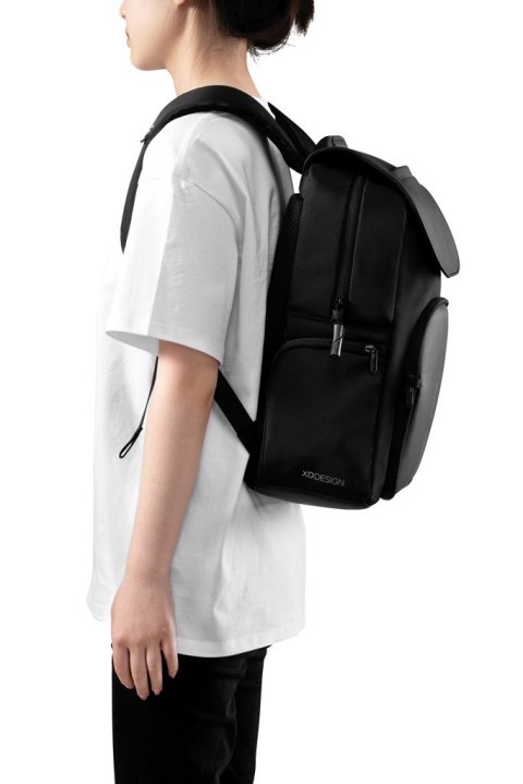 Plecak antykradzieżowy XD Design Soft Daypack 15 l Czarny