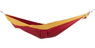 Hamak 1-osobowy Ticket To The Moon Original Hammock Bordowo-Żółty do 200 kg