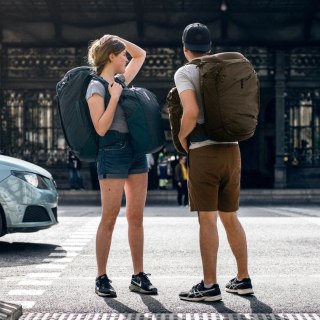 Plecak Turystyczny Thule Landmark 60L + Plecak 20L (2 w 1) Women Hazy Green Podróżny