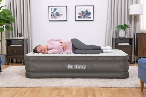 Materac Dmuchany Twin Bestway 69048 97x191 Fortech Pompka Elektryczna 180 kg