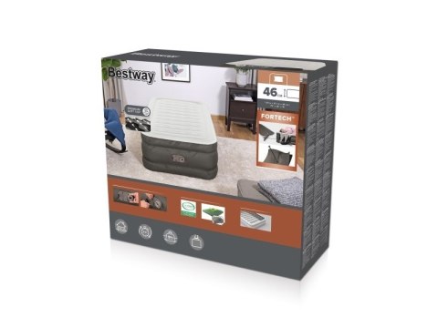 Materac Dmuchany Twin Bestway 69048 97x191 Fortech Pompka Elektryczna 180 kg