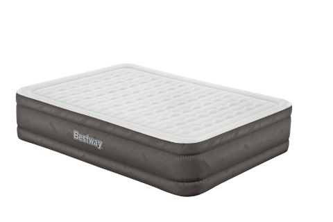 Materac Dmuchany Queen Bestway 69050 152x203 Fortech Pompka Elektryczna 350 kg