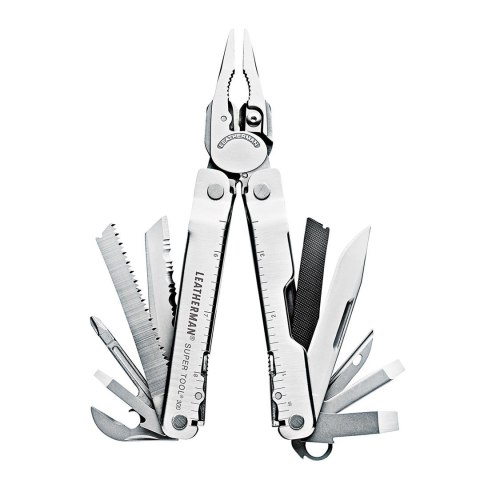 Multitool z wymiennymi przecinakami Leatherman Super Tool 300 Srebrny
