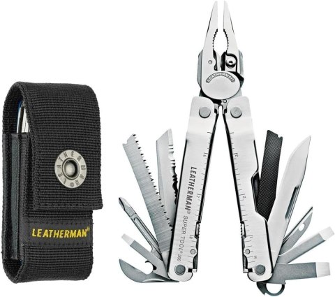 Multitool z wymiennymi przecinakami Leatherman Super Tool 300 Srebrny
