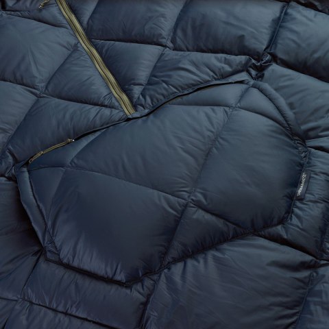 Ponczo Puchowe Therm-a-Rest Honcho Poncho Down OuterSpace Blue