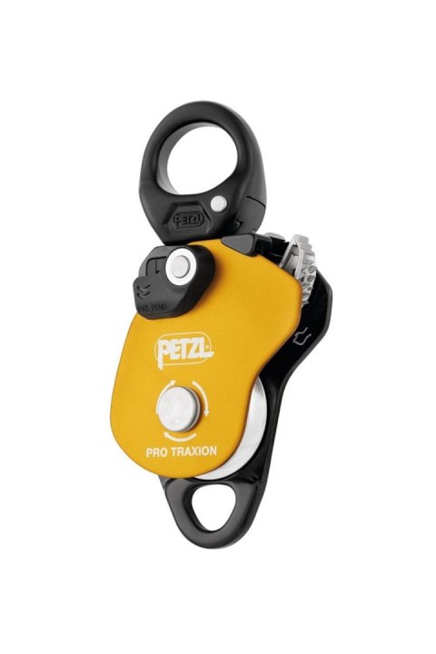 Bloczek z blokadą Petzl Pro Traxion Czerwony/Czarny
