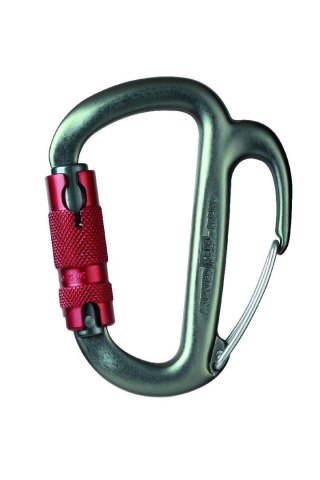 Karabinek z ostrogą hamującą Petzl Freino Twist-Lock Szary (Grey)