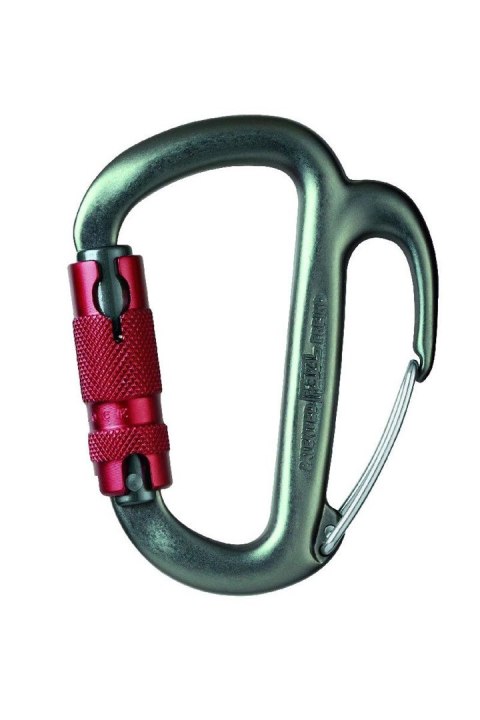 Karabinek z ostrogą hamującą Petzl Freino Twist-Lock Szary (Grey)