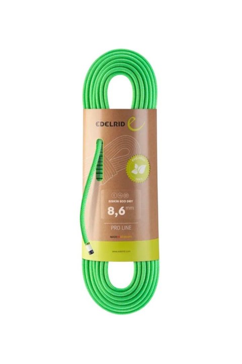 Lina Siskin Eco Dry 8,6 mm 70 metrów neon green