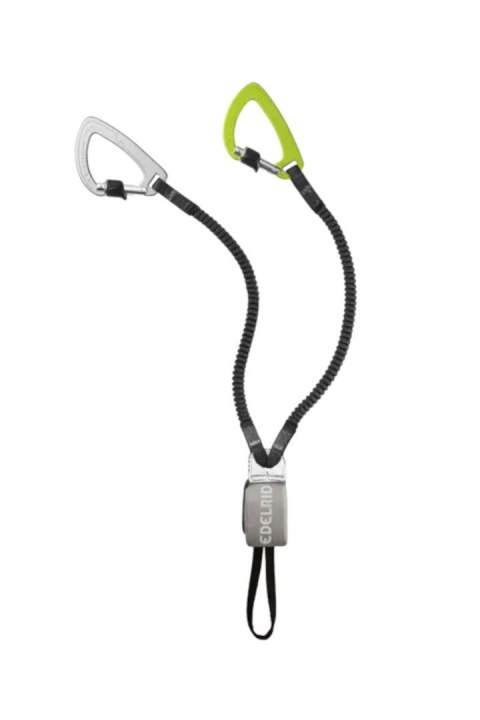 Lonża via ferrata ultralekka Edelrid Cable Kit Ultralite VII Czarno-Zielona (Night/Oasis)