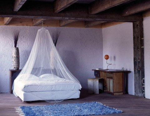 Moskitiera 2-osobowa Care Plus Mosquito Net Light Weight Bell Biała