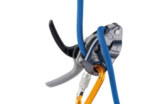 Przyrząd asekuracyjny z wspomaganym hamowaniem Petzl Grigri Szary (Grey)