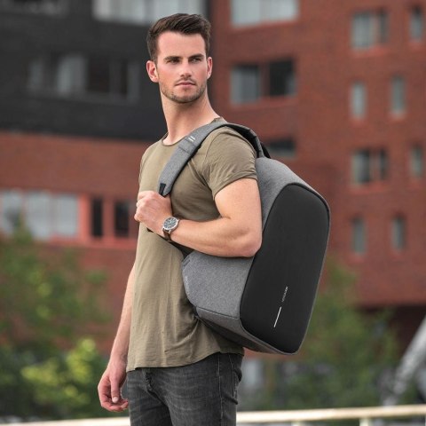 Plecak antykradzieżowy XD Design Bobby Hero XL 21,5 l Szary