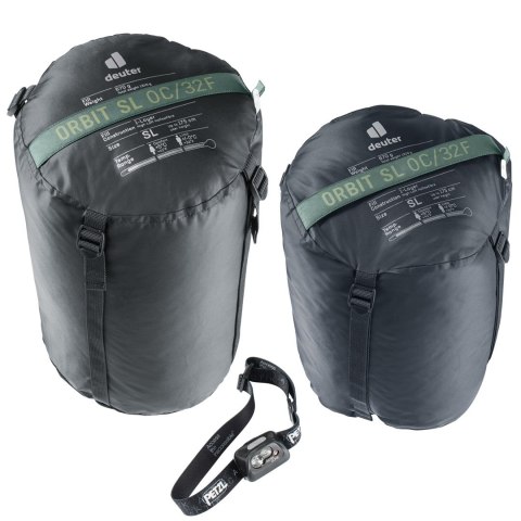 Śpiwór Mumia Deuter Orbit SL 0° 175 cm Zielony