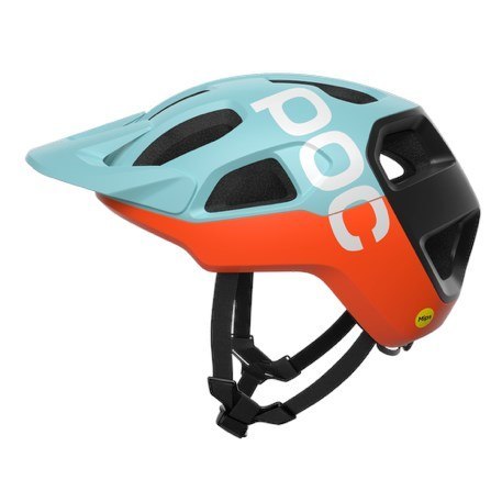 Kask rowerowy POC Cularis błękitno/pomarańczowy - 51/54