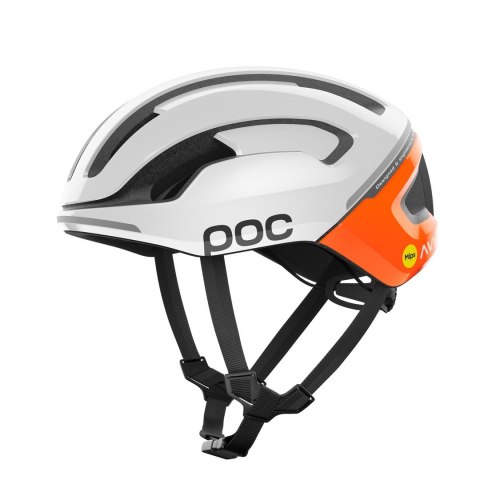 POC PC108751037LRG1 sportowe nakrycie głowy Pomarańczowy, Biały