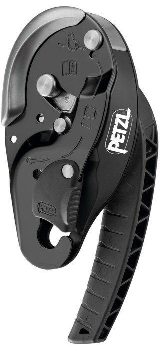 Przyrząd zjazdowy ze wspomaganym hamowaniem Petzl RIG Czarny (Black)