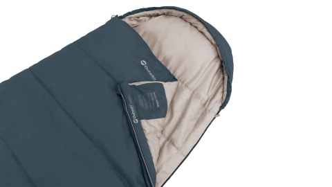 Śpiwór syntetyczny Outwell Campion Lux (195 cm) - blue/blue