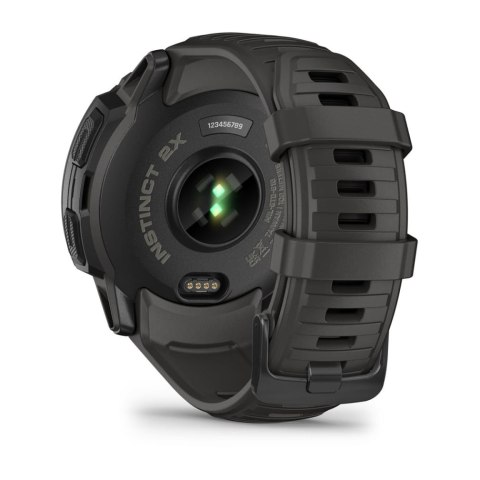 Garmin Instinct 2X Solar 2,79 cm (1.1") MIP 50 mm Cyfrowy 176 x 176 px Ekran dotykowy Grafitowy GPS