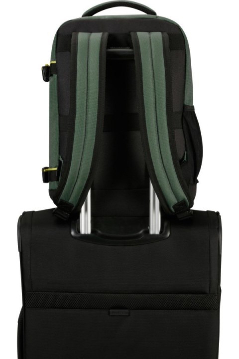 American Tourister Take2cabin S plecak Plecak turystyczny Zielony Przetworzony politereftalan etylenu (rPET)
