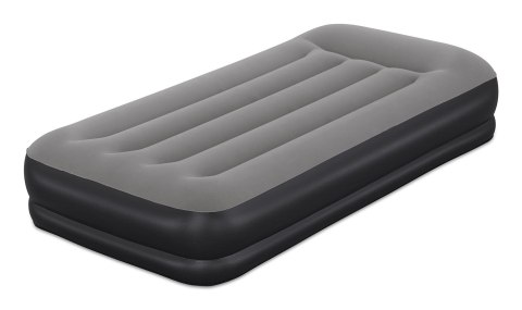 Bestway 671BT dmuchany materac Pojedynczy materac Czarny, Szary Unisex