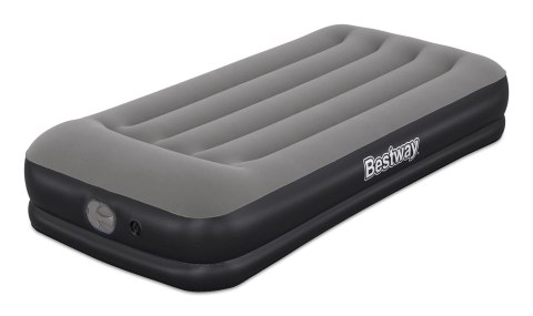 Bestway 671BT dmuchany materac Pojedynczy materac Czarny, Szary Unisex