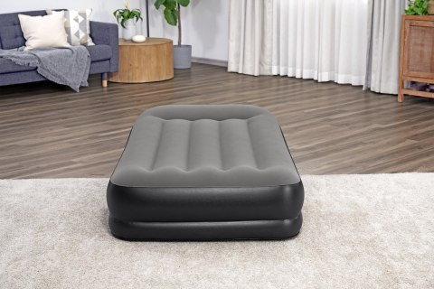 Bestway 671BT dmuchany materac Pojedynczy materac Czarny, Szary Unisex