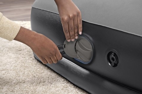Bestway 671BT dmuchany materac Pojedynczy materac Czarny, Szary Unisex