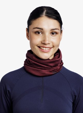 Komin BUFF Merino Lightweight 125 g/m² granatowy damski