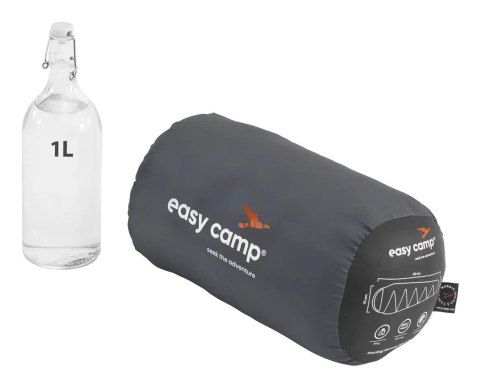 Easy Camp 240201 śpiwór Dorosły Śpiwór typu mumia Poliester Czarny