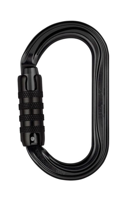 Karabinek ok triact lock czarny PETZL