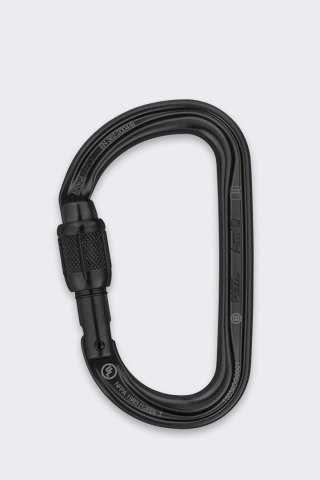 Karabinek zakręcany Petzl Am'D Screw-Lock - black