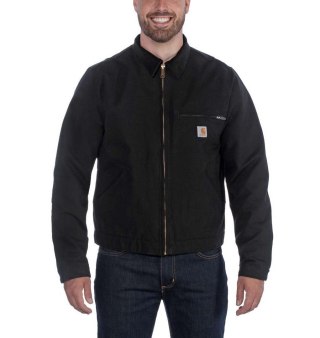 Kurtka męska zimowa Carhartt Duck Detroit Jacket Czarna Rozmiar L